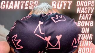 Giantess Butt Drops Nasty Fart Bomb on Your Tiny Body