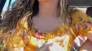 Horny & Sucking toes in my Car