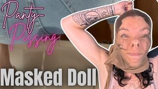 Panty Pissing Masked Doll