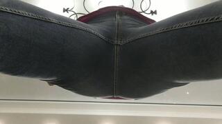 In tight jeans with legs spread apart and the camera WMV FULL HD 1080p