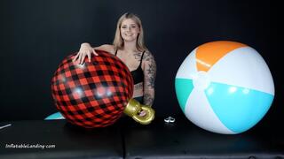 Harley Returns With Deflating and Destroying Beach Balls HD (1920x1080)