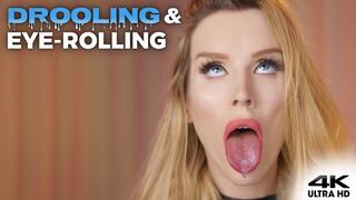 Ahegao Eye Crossing, Tongue Fetish & Drooling