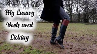 My Luxury Boots need Licking, NOW
