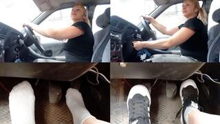 Start by accelerating and pumping the pedal.