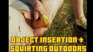 Object Insertion and Outdoor Squirting