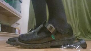 Goddess dancing and crushing squishy bottles