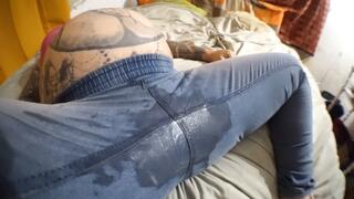 WET COREGASM MARATHON IN BLUE JEANS HQ