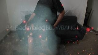 Housewife Evangeline gets a Blackmail Blowbang