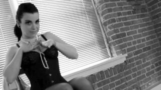 Vintage Corset Striptease with Sybil Hawthorne