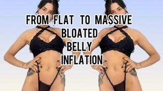 From Flat to Massive Bloated Belly Inflation