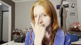 Nose picking video