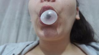 My Stepsister Chews Gum and Blows Bubbles While Talking Dirty