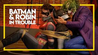 Batman & Robin In Trouble (1080p) Gay Bondage - Gay Domination - Lycra - Superhero - Roleplay - BDSM