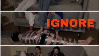 PBP Mummified Slave Used as Furniture By Mistress Kelly And Mistress Jennifer