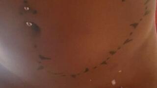 Morning squirt squats and doggy