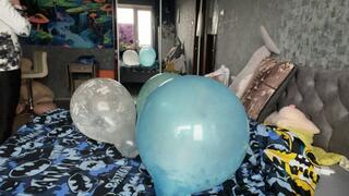 pop balloons with with all my weight