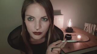 Smoking and playing with my boobs