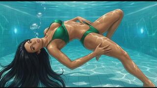 Underwater Fetish Confessions #18: Submerged Siren's Breath-Holding Ecstasy