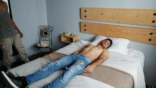 Gagged Twink Fernando Gets Wrapped In A Blanket & Is Facing Merciless Foot Tickling By His Friend Vesper. The Cute Boys Have Lots Of Tickling Fun!