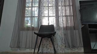 Balbina Big Legs Big Feet and Big butt Goddess in Jeans shorts and Gladiator high heels