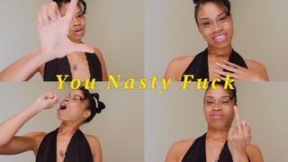 You Nasty Fuck- Ebony Femdom Goddess Rosie Reed Cum Eating Instruction Masturbation Humiliation- standard definition