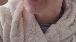 The biggest snot balloon that ever existed