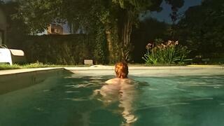 Farting night at the swimming pool