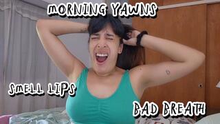 POV Yawning in the morning + Bad breath