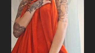 A quick shower and soap up together