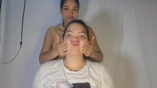 My girlfriend keeps pinching my cheeks and playing with them