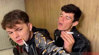 Samuel Turns Oliver Into A Leather Scarecrow Ashtray & Fucks Him