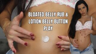 Bloated belly rub & lotion belly button play - OnlyVanessa