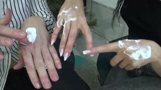 Your sparm cover all our hands cc