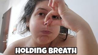 Holding Breath with Huge Puffy Cheeks – Struggling & Red Face Challenge