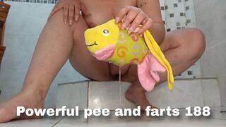 Powerful pee and farts 188