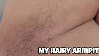 Playing & Touching My Hairy Armpits – Super Close-Up Bushy Pits Tease