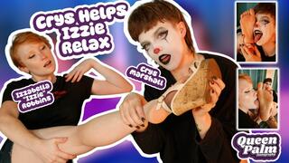 Crys Helps Izzie Relax (Foot Massage and Worship) - Featuring Crys Marshall and Izzabella "Izzie" Robbins
