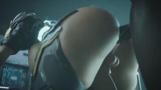 Thick Futa anal fucking