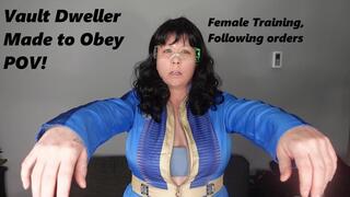 Vault Dweller Made to Obey POV MP4 1080 Female Training