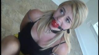 iPhone Format Click for gif 18 Year Old Hogtied with Handcuffs Ball Gagged and Drooling iPhone Format