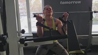 curls with machine (Kim & Dolly)