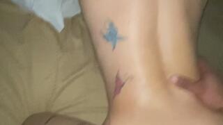 TATTOOED REDHEAD WAS FUCKED BY BBC IN A HOTEL ROOM