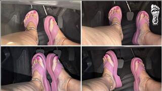 Juliette_RJ New Melissa Flip Flop Pedal Pumping - PEDAL PUMPING - BBW LEGS - REVVIG - FOOT FETISH - ARCHED FEET - DRIVING - BRAZILIAN MILF - PEDAL GOONING - CUM CONTROL - GOONING