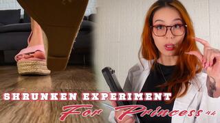 Shrunken Experiment for Princess: POV Giantess Stomping and Shoe Changes, Shrinking Further Multiple Times - Princess Onyx Kim (4K)
