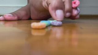 Crushing Cereal with Toes