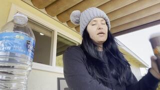 My crazy cough over morning coffee