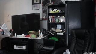 Knocked out! Gagged and Taped in bikini to a chair