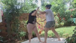 Boxing with my ultimate rival. Who will win?