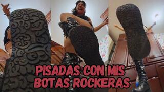 Lame mis botas goticas rockeras