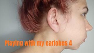 Playing with my earlobes 4